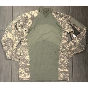 Massif Shirt Digital Camo Army Combat Long Sleeve Shirt Military Tactical Medium